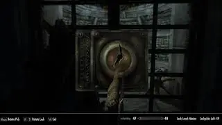 Lockpicking in Skyrim but it's LockPickingLawyer