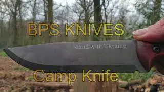 BPS Stand With Ukraine Camp Knife, review.