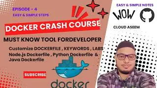 Day-4 Developer mandatory know Docker| Customize Dockerfile| Diff programming Language Docker File