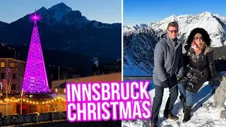 [CHRISTMAS MARKET] Winter Wonderland! Innsbruck, Austria at Christmas Time ⭐️🇦🇹🎄🚡🏔️ 4K Walkthrough