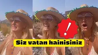 Tuğba Özay, Bodrum’dan İzmir’e doğru yol alırken karşılaştığı manzara karşısında deliye döndü