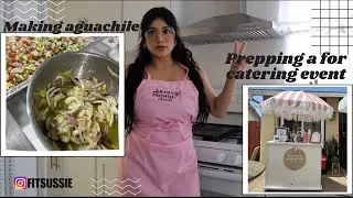 How I prep for my Coffee Catering events | Making Aguachile