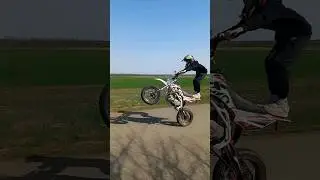 #питбайк #стант