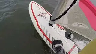 How to lace downhauling sail line  Opening Season Day 2