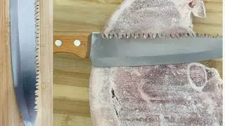 НОЖ-ПИЛА ДЛЯ СТЕЙКОВ | ДЕЛАЮ УНИВЕРСАЛЬНЫЙ НОЖ СВОИМИ РУКАМИ #diy #handmade #сделайсам
