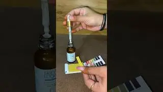 Skin logix - night repair serum ph test / good or bad   #phtest #phtesting #shortvideo #skincare