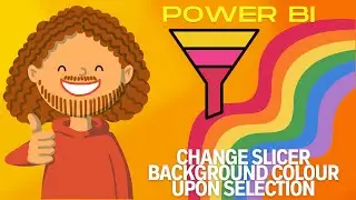 Change slicer background colour upon selection - Power BI
