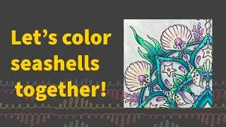 Creating Vibrant Iridescent Seashells with Colored Pencils