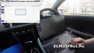 Диагностика Toyota IST с помощью адаптера Toyota TIS Mini VCI