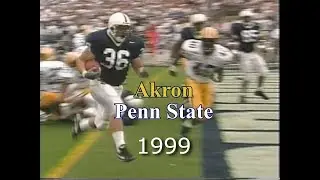 Penn State vs  Akron 1999 GAME STORY
