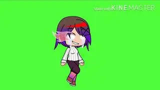Ellya walking animation green screen || READ DESC