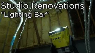 Building a lighting bar for the studio