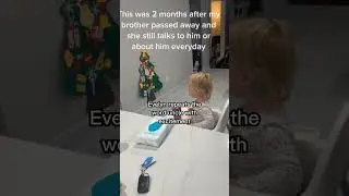 Her baby was talking to a Ghost? 