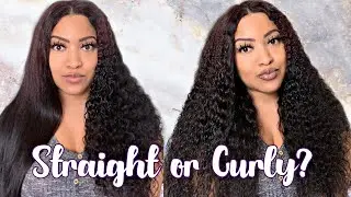 GET YOU A WIG THAT CAN DO BOTH! | 2 TEXTURES/1 WIG ft BEAUTY FOREVER HAIR