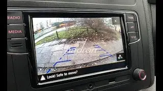 How to wire a backup camera to radio