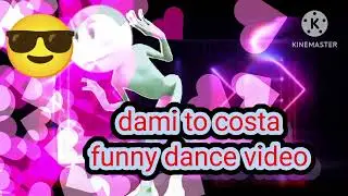 dami to costa//aline funny dance (green aline vs white) funny video