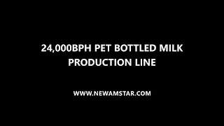 Newamstar 24000BPH PET Bottled Milk Combi Line