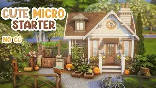 Cute Micro Starter l The Sims 4 Speed Build