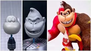 Create Fire Donkey Kong (Movie.ver) with Clay / Super Mario Bros 2023 [kiArt]