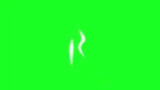 Food smoke effect green screen