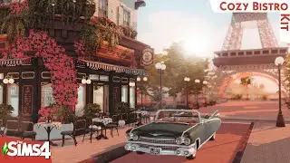The Sims 4 Cozy Bistro Kit - French Bar (Speed Build)