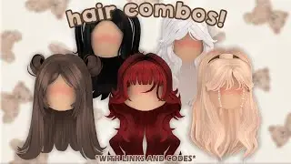 roblox hair combos! *with links & codes* | lovelyjules