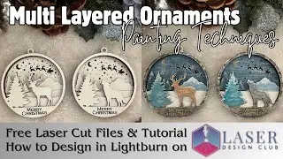 Advanced Painting Techniques for Stunning Ornaments | Free File & How To Design Tutorial