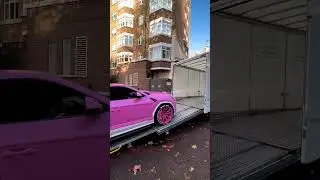 Barbie comes with Lambo ? #car #lamborghini #lambo