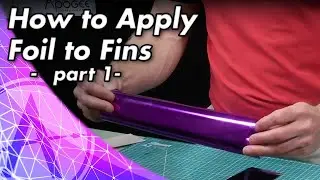 Adding Metallic Foil to Balsawood Fins - Part1