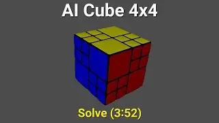 AI Cube 4x4 Solve  3:52