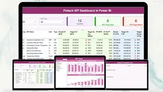 Fintech KPI Dashboard in Power BI