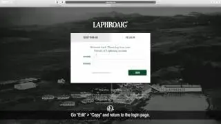 Laphroaig Website: Friends of Laphroaig reset password and login help
