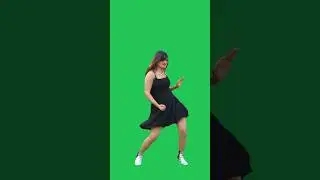girls dance green screen video//green background video on copyright ©️#trending #4k #short