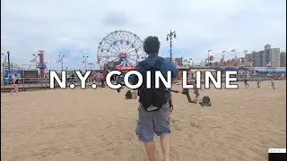 The Coney Island Beach COIN LINE: Metal Detecting NYC