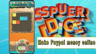 【super dice】, eliminate same color dice to get paypal money.