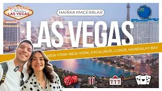 Vegas’ta İkonik Otel Turu! Excalibur, Luxor, Mandalay Bay ve Rollercoaster Heyecanı!  🏨🎢