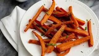 How to Make Carrot Fries (Over Baked)