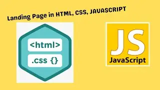 Landing Page For Beginners 2024| HTML, CSS, JavaScript. #javascript #html #css