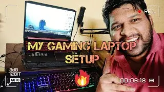 MY GAMING LAPTOP SETUP 🔥 #beastmonk #gaminglaptop #gaming #acernitro5 #pc