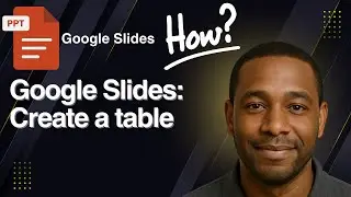 Google Slides Tutorial: How to Create a Table – Quick Layout Guide