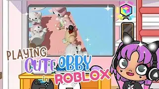 Playing Cute Obby in Roblox with Keyboard Sounds | Avatar World 🎀🧸