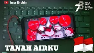 TANAH AIRKU VERSI ROCK - GLORIOUS BAND | REAL DRUM COVER | SPESIAL HUT KE 78 INDONESIA