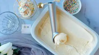 EASY HOMEMADE ICE CREAM IN 5 minutes. IT CAN BE ANY FLAVOR YOU WANT..no eggs