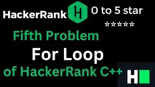 05. Hacker Rank Solution : For Loop || For Loop solution of  C++ Problem #code #coding