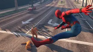 SPIDER MAN | GTA V GAMEPLAY | RAGDOLLS | part 5 | BTB EXTRA #SHORT #Shorts