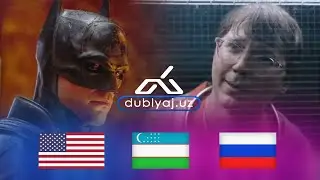 Betmen 2022 O'zbek, ingliz, rus tilida dublyaj | The Batman | Бэтмен на разных языках