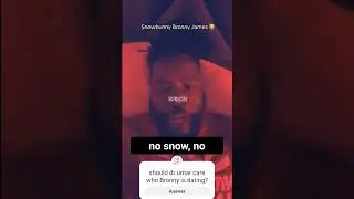 dr Umar Johnson mad that Bronny is dating a snow bunny