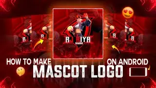 How To Make This Mascot Logo On Android || Gaming Ke Liye Logo Keise Banaye || Gaming logo|| 3BEDITZ