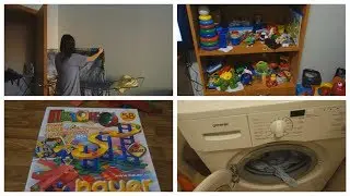 VLOG: ВЕШАЮ БЕЛЬЁ/ПРИБИРАЮ ИГРУШКИ/ИДЕЯ ПОДАРКА РЕБЕНКУ