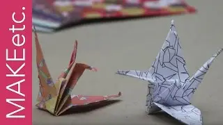 How to fold an Origami Crane - the perfect paper project for Mindfulness Day